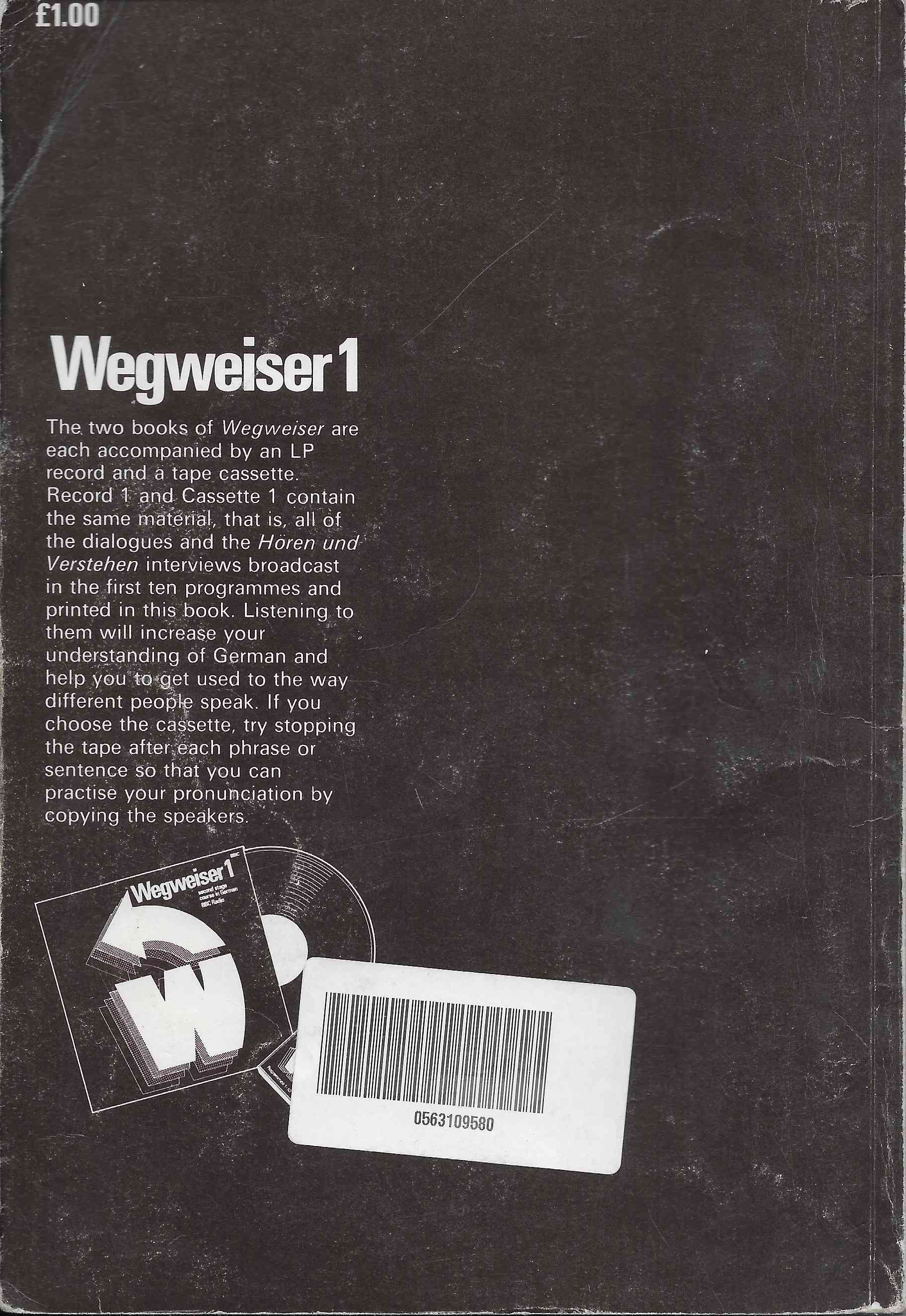 Picture of ISBN 0 563 10958 0 Wegweiser 1 by artist Antony Peck / Frank Kershaw / Helga Howard from the BBC records and Tapes library